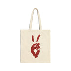 Peace+Love Eco-Friendly Canvas Tote Bag | Bella Strada Studio