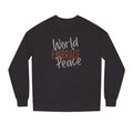 Embrace Wor;d Peace Crewneck Sweatshirt | Bella Strada Studio