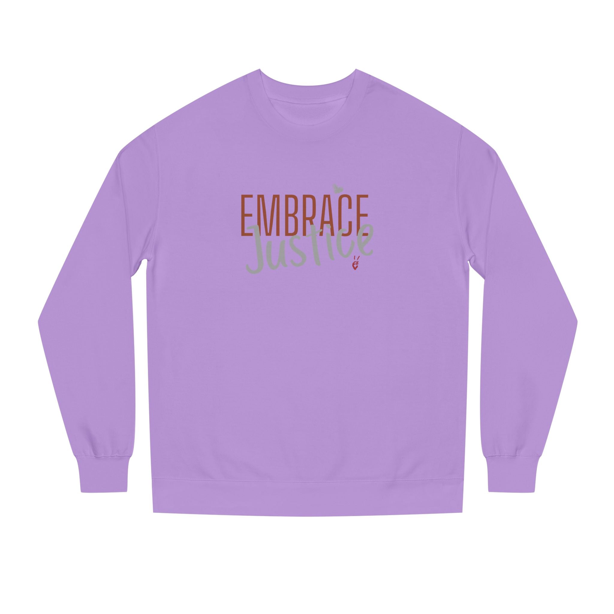 Embrace Justice Crewneck Sweatshirt | Bella Strada Studio