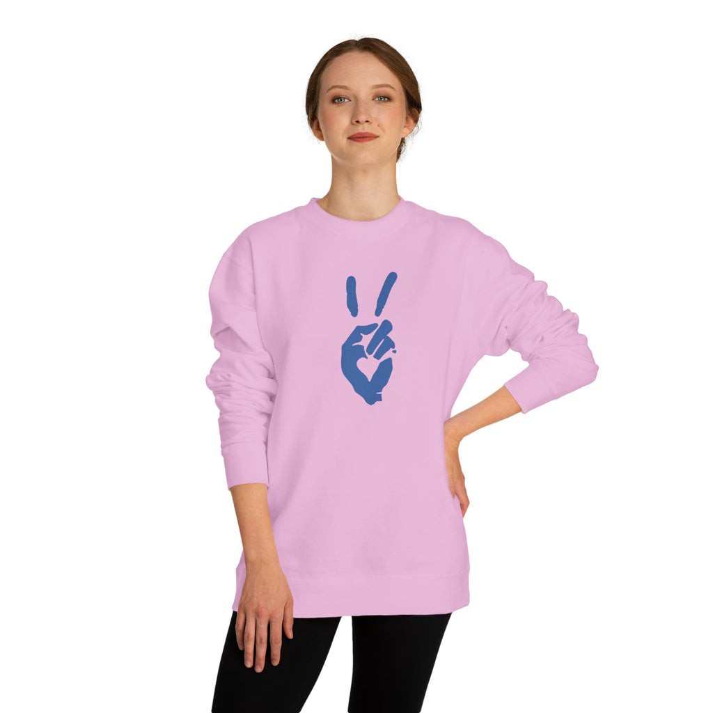Peace+Love Signature Graphic Crewneck Sweatshirt | Bella Strada Studio