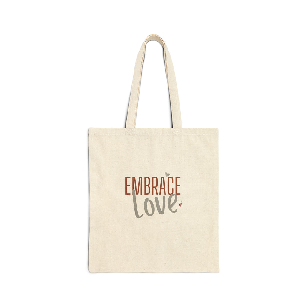 Embrace Love Canvas Tote Bag | Bella Strada Studio