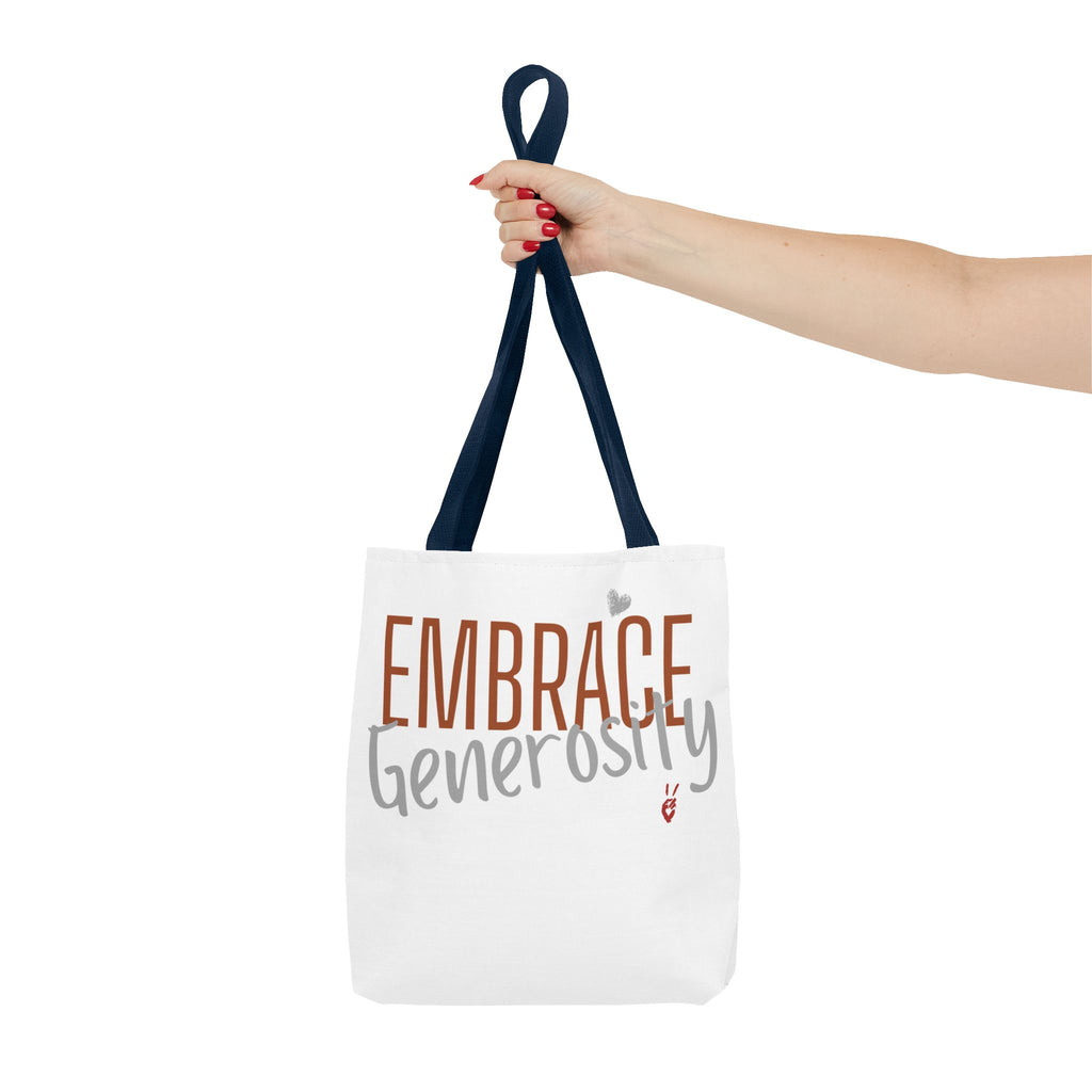 Embrace Generosity Tote Bag | Bella Strada Studio