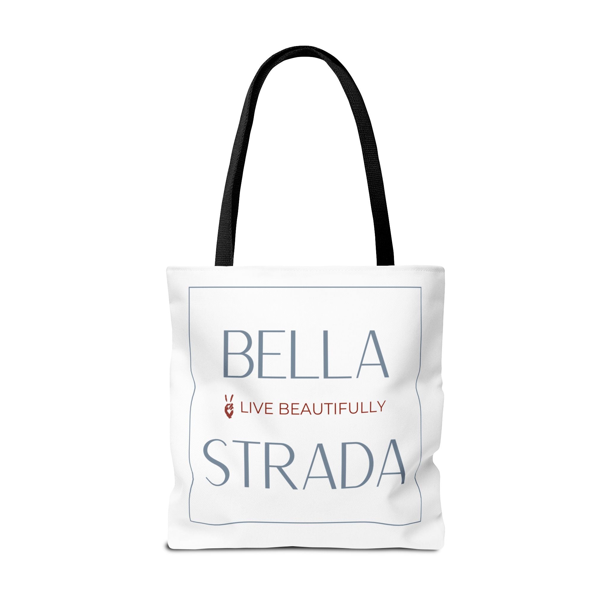 Bella Strada 'Live Beautifully' Signature Tote Bag | Bella Strada Studio