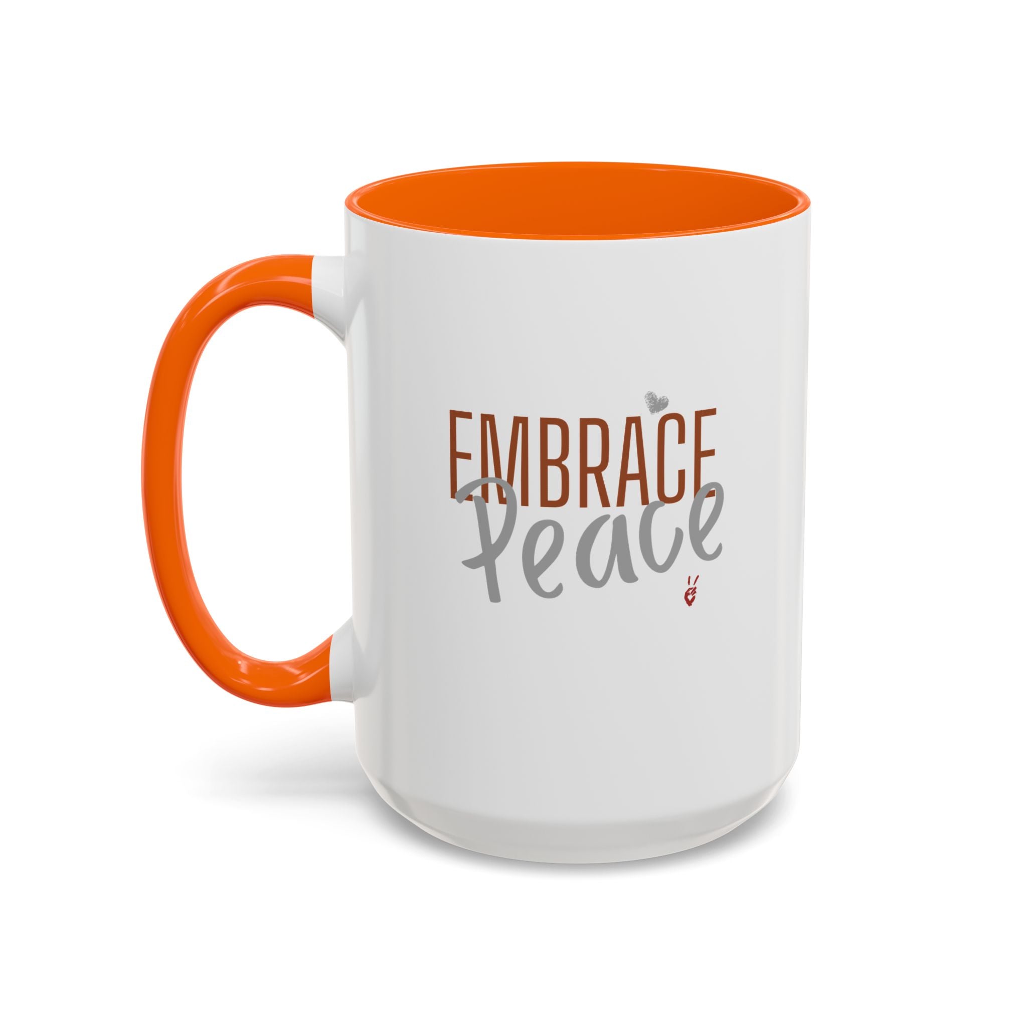 Embrace Peace Inspirational Coffee Mug | Bella Strada Studio