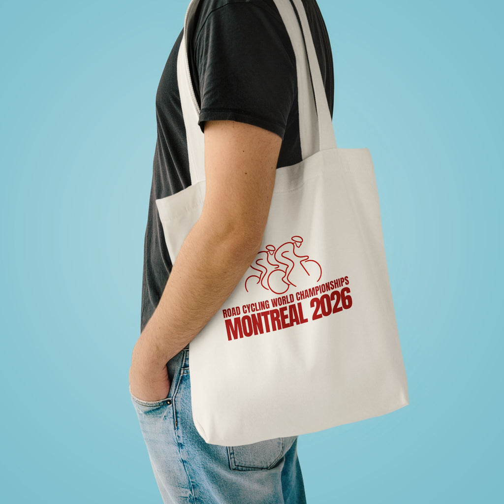 Montreal 2026 Men's Road Cycling World Championships Cotton Tote | Bella Strada Studio