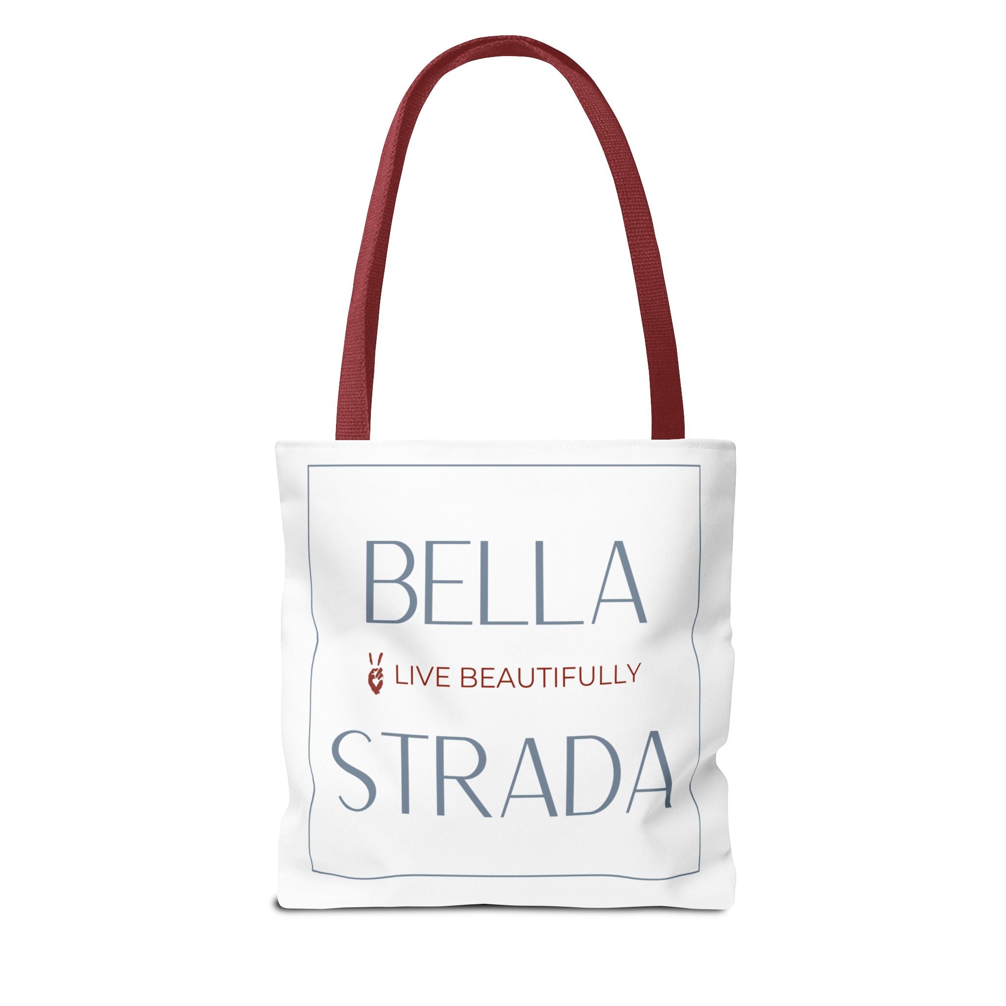 Bella Strada 'Live Beautifully' Signature Tote Bag | Bella Strada Studio