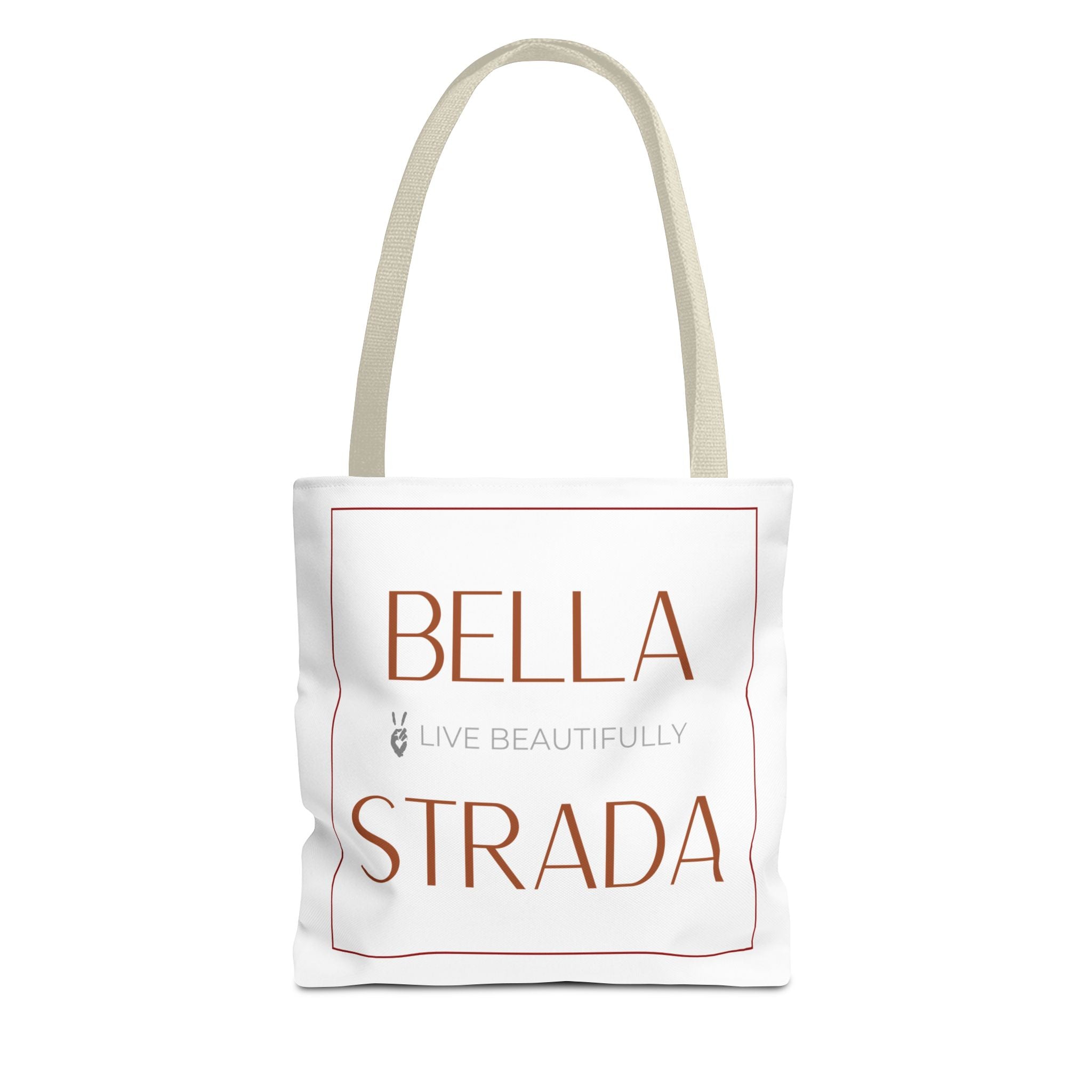 Bella Strada 'Live Beautifully' Signature Tote Bag | Bella Strada Studio