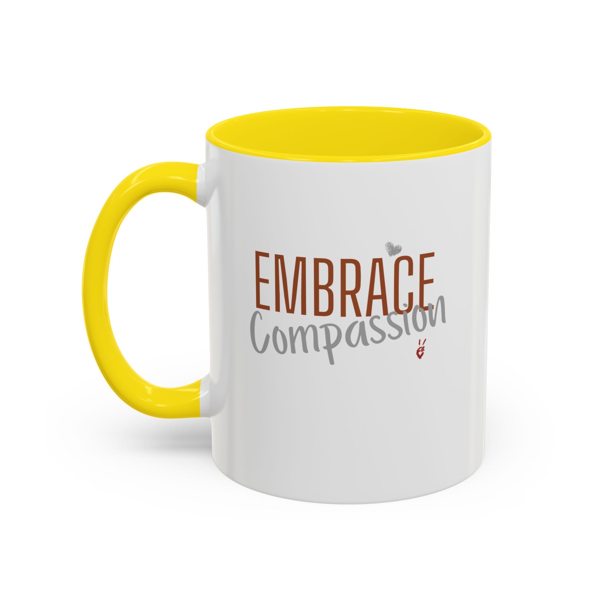 Embrace Compassion Inspirational Coffee Mug | Bella Strada Studio