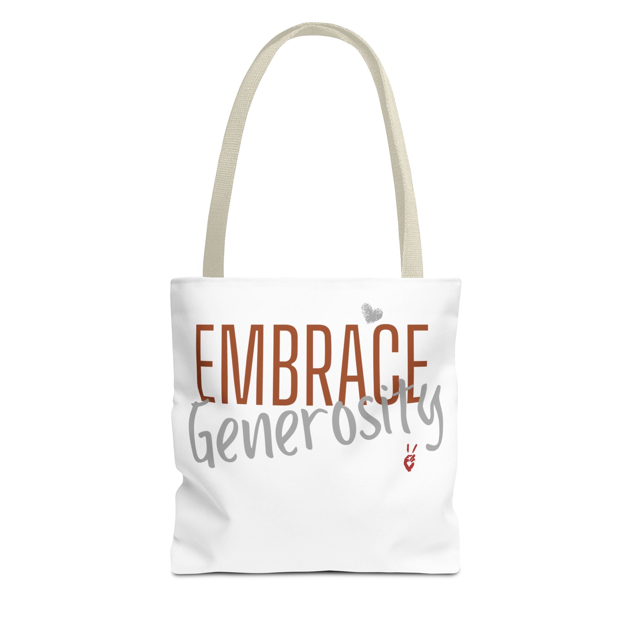Embrace Generosity Tote Bag | Bella Strada Studio