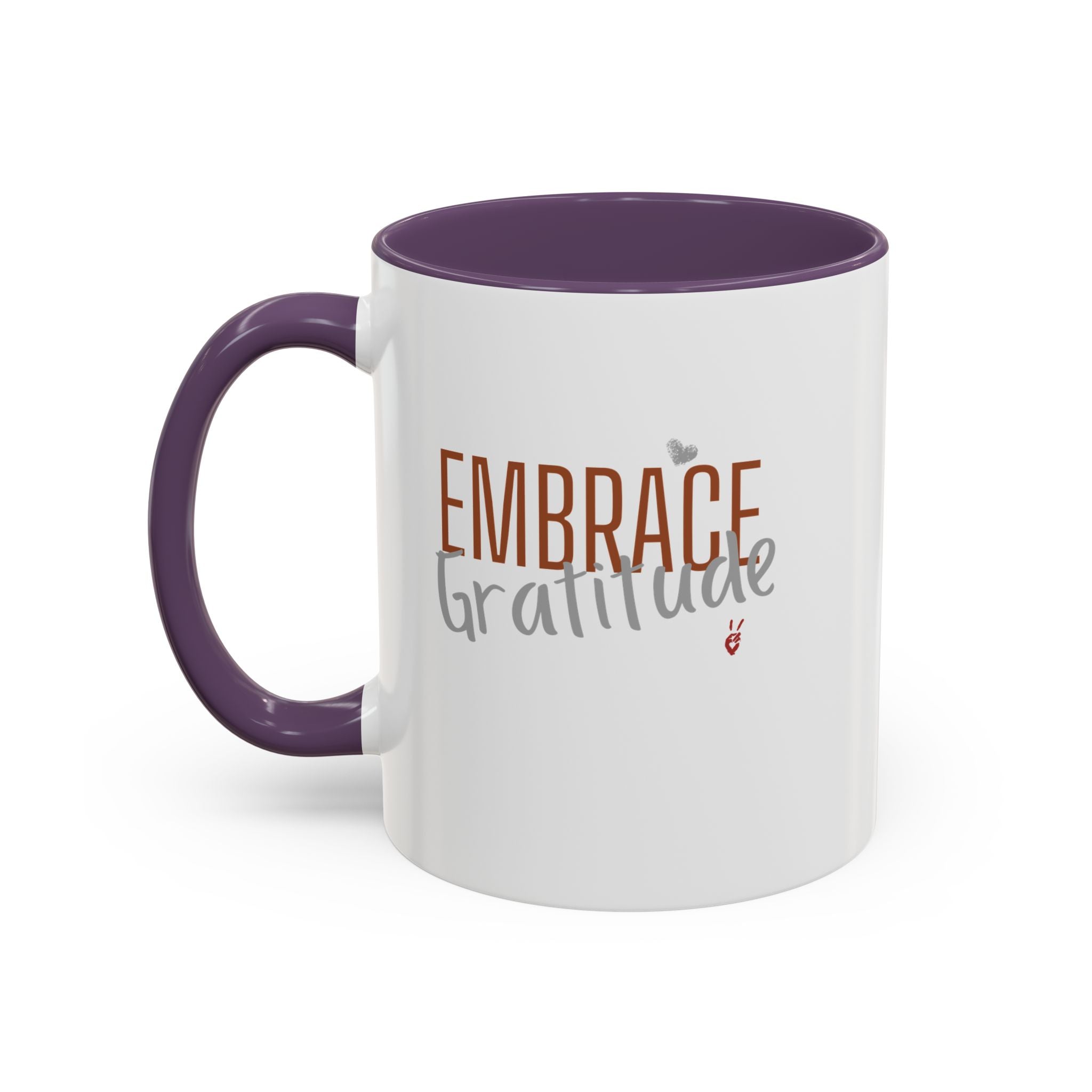 Embrace Gratitude Inspirational Coffee Mug | Bella Strada Studio