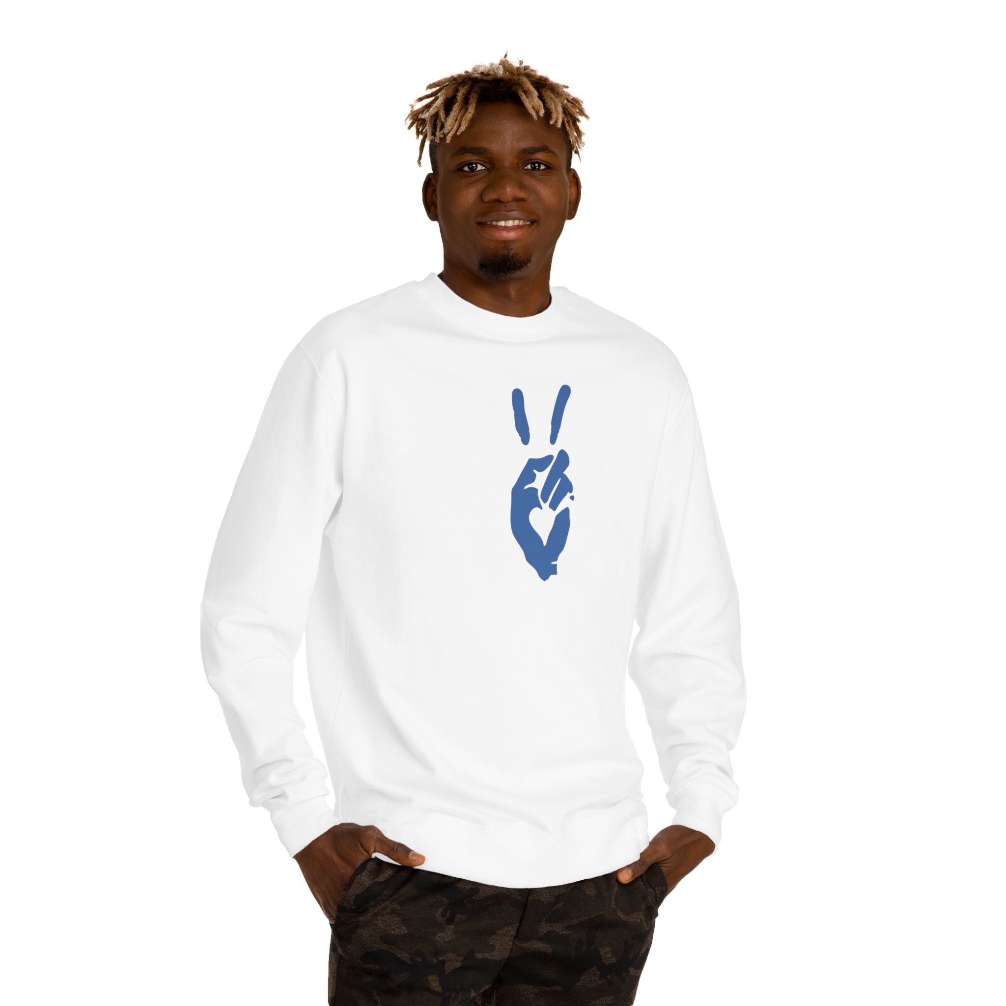 Peace+Love Signature Crewneck Sweatshirt | Bella Strada Studio