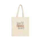 Embrace World Peace Canvas Tote Bag | Bella Strada Studio