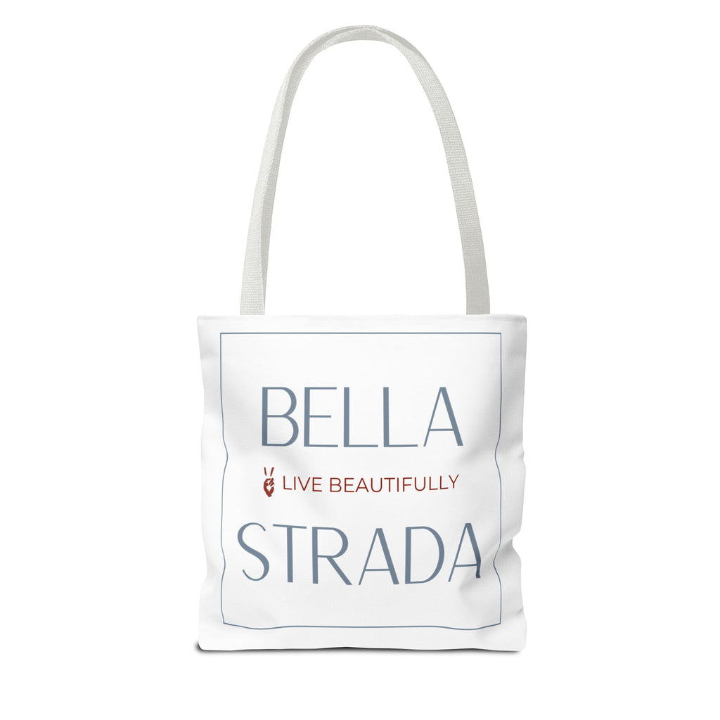 Bella Strada 'Live Beautifully' Signature Tote Bag | Bella Strada Studio
