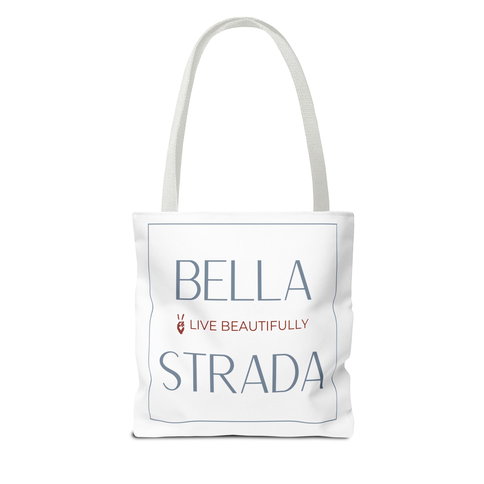 Bella Strada 'Live Beautifully' Signature Tote Bag | Bella Strada Studio