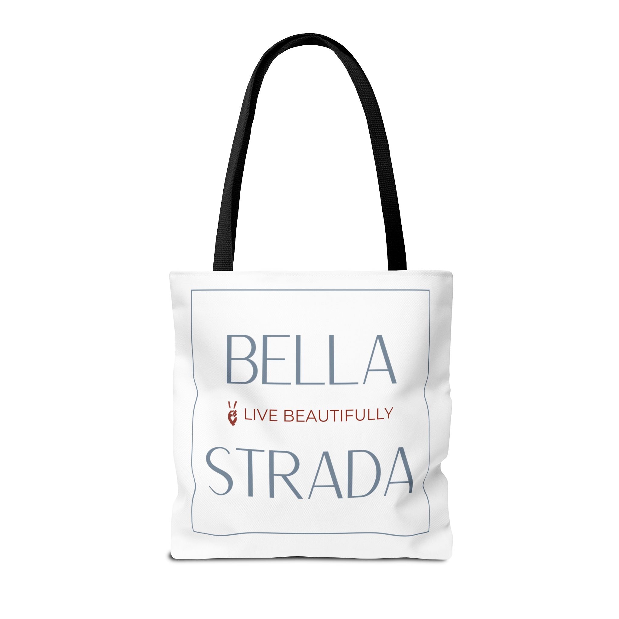 Bella Strada 'Live Beautifully' Signature Tote Bag | Bella Strada Studio