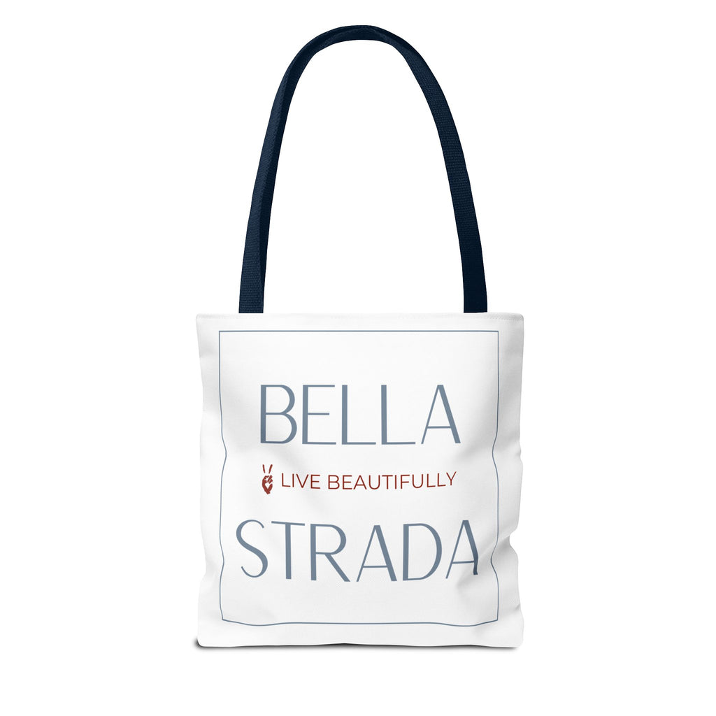 Bella Strada 'Live Beautifully' Signature Tote Bag | Bella Strada Studio