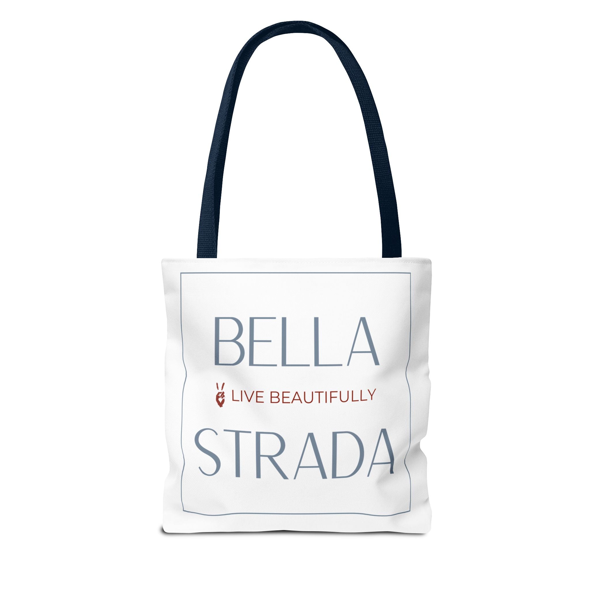 Bella Strada 'Live Beautifully' Signature Tote Bag | Bella Strada Studio