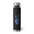 Peace + Love Signature Insulated Copper Vacuum Flask Water Bottle 22oz | Bella Strada Studio