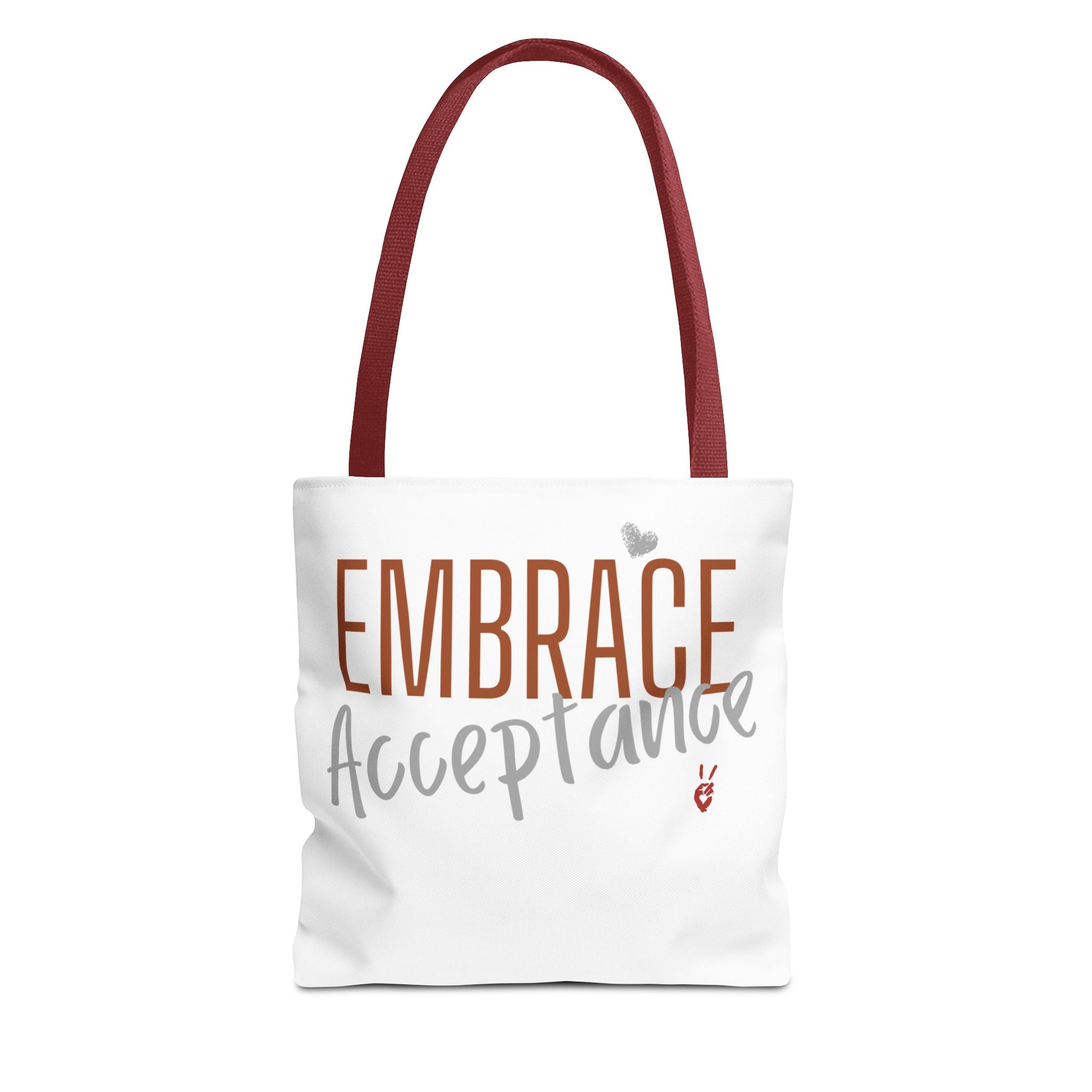 Embrace Acceptance Tote Bag | Bella Strada Studio