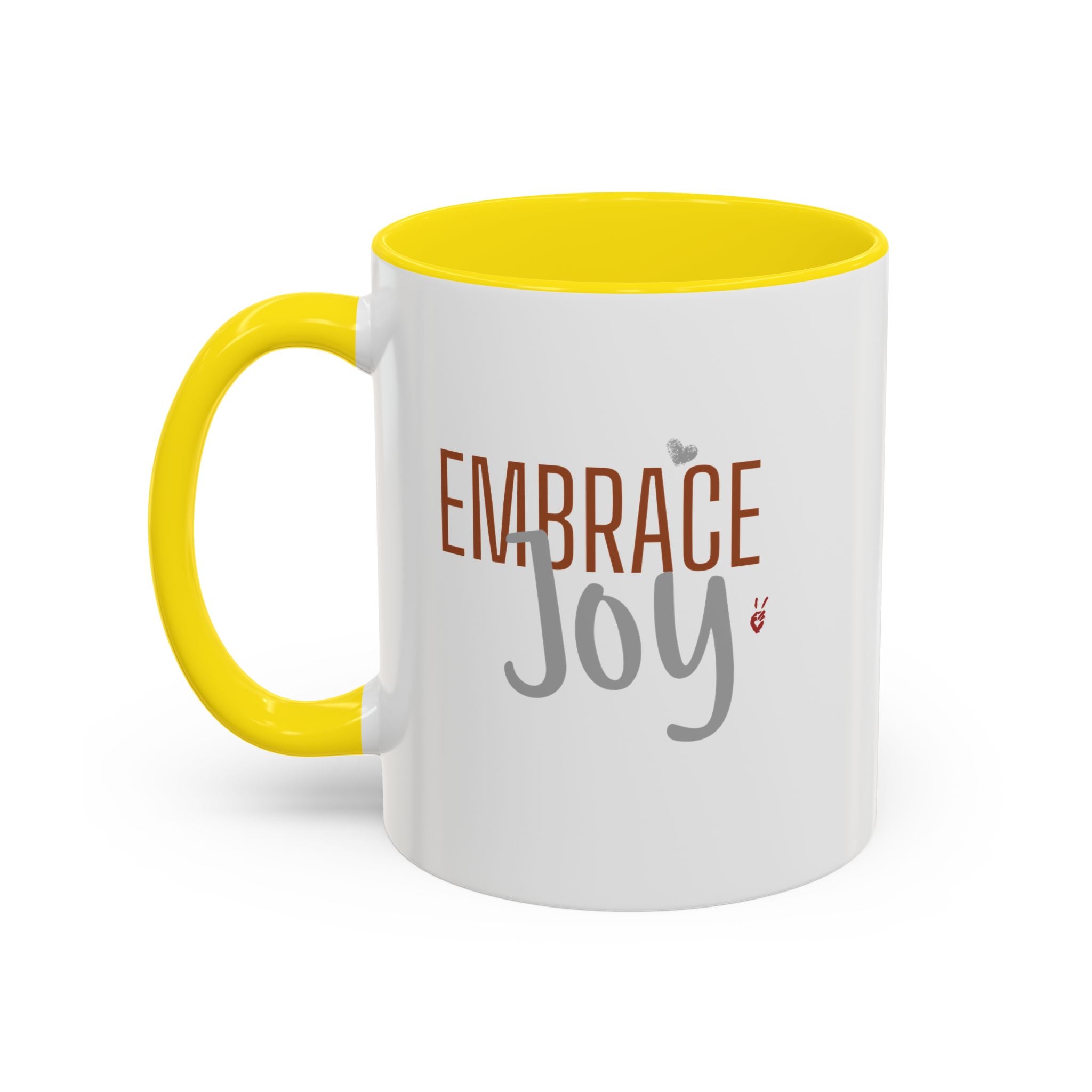 Embrace Joy Inspirational Coffee Mug | Bella Strada Studio