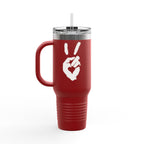 Peace + Love Signature 40oz Insulated Travel Mug | Bella Strada Studio