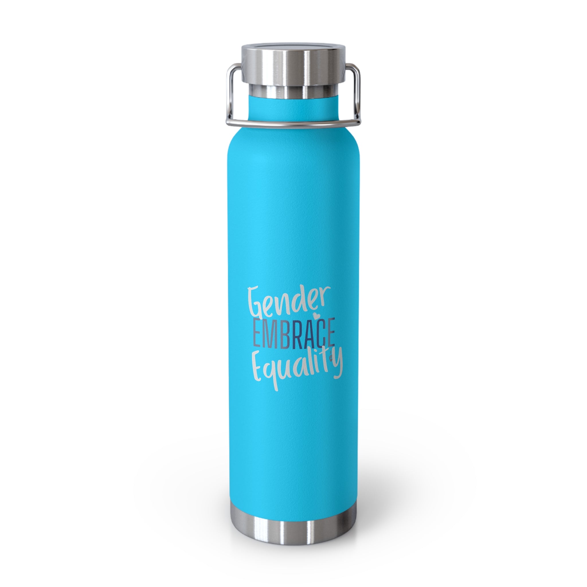 Embrace Gender Equality Insulated Copper 22oz Water Bottle | Bella Strada Studio
