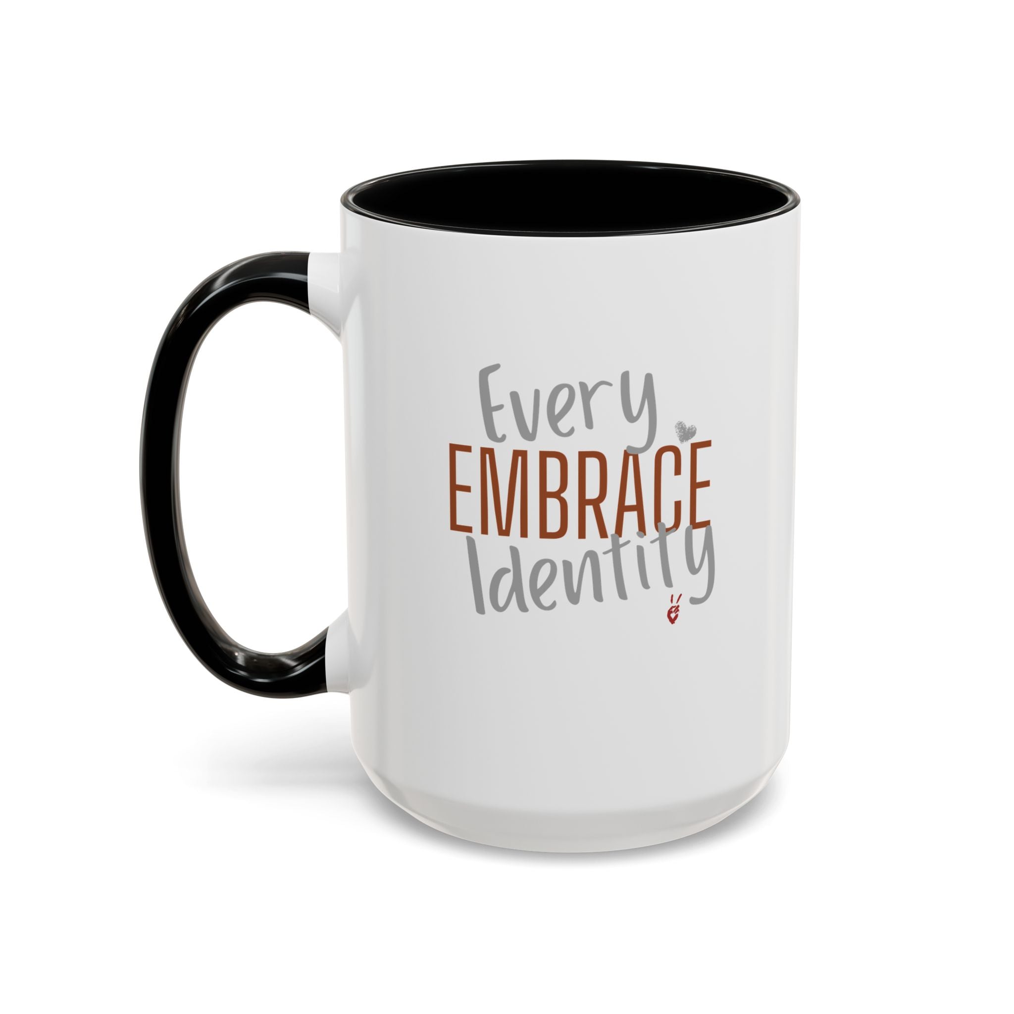 Embrace Every Identity Inspirational Coffee Mug | Bella Strada Studio