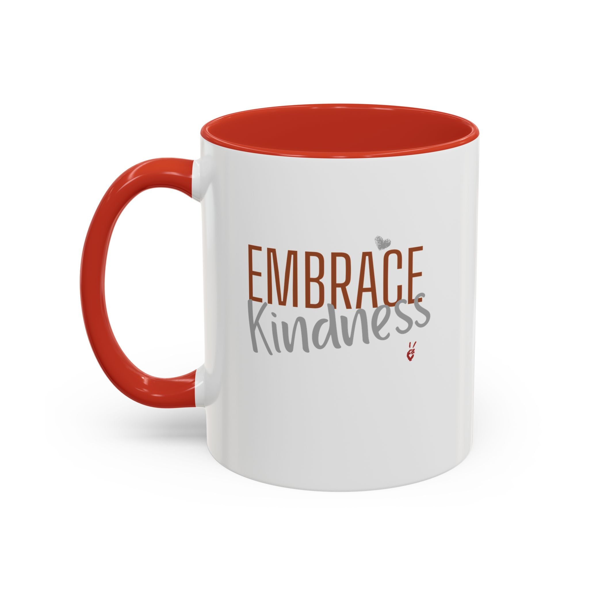 Embrace Kindness Inspirational Coffee Mug | Bella Strada Studio