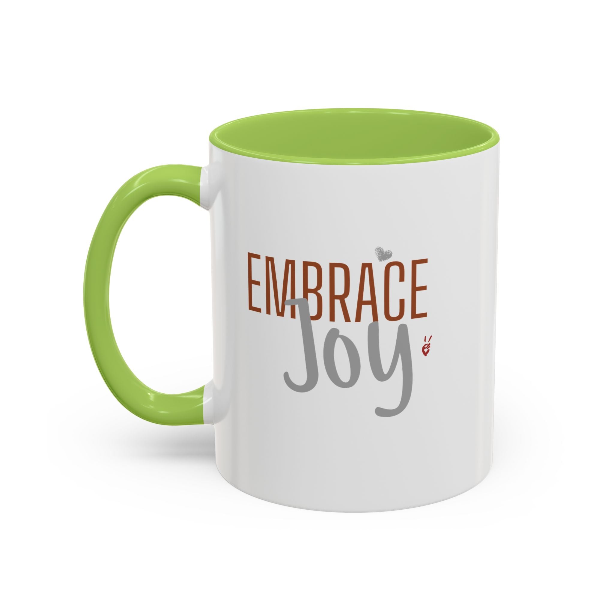 Embrace Joy Inspirational Coffee Mug | Bella Strada Studio