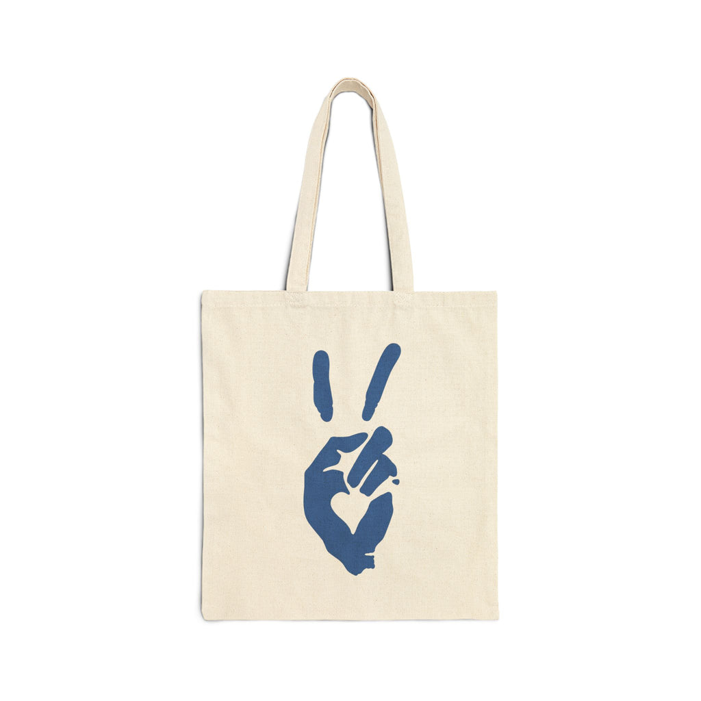 Peace+Love Eco-Friendly Canvas Tote Bag | Bella Strada Studio