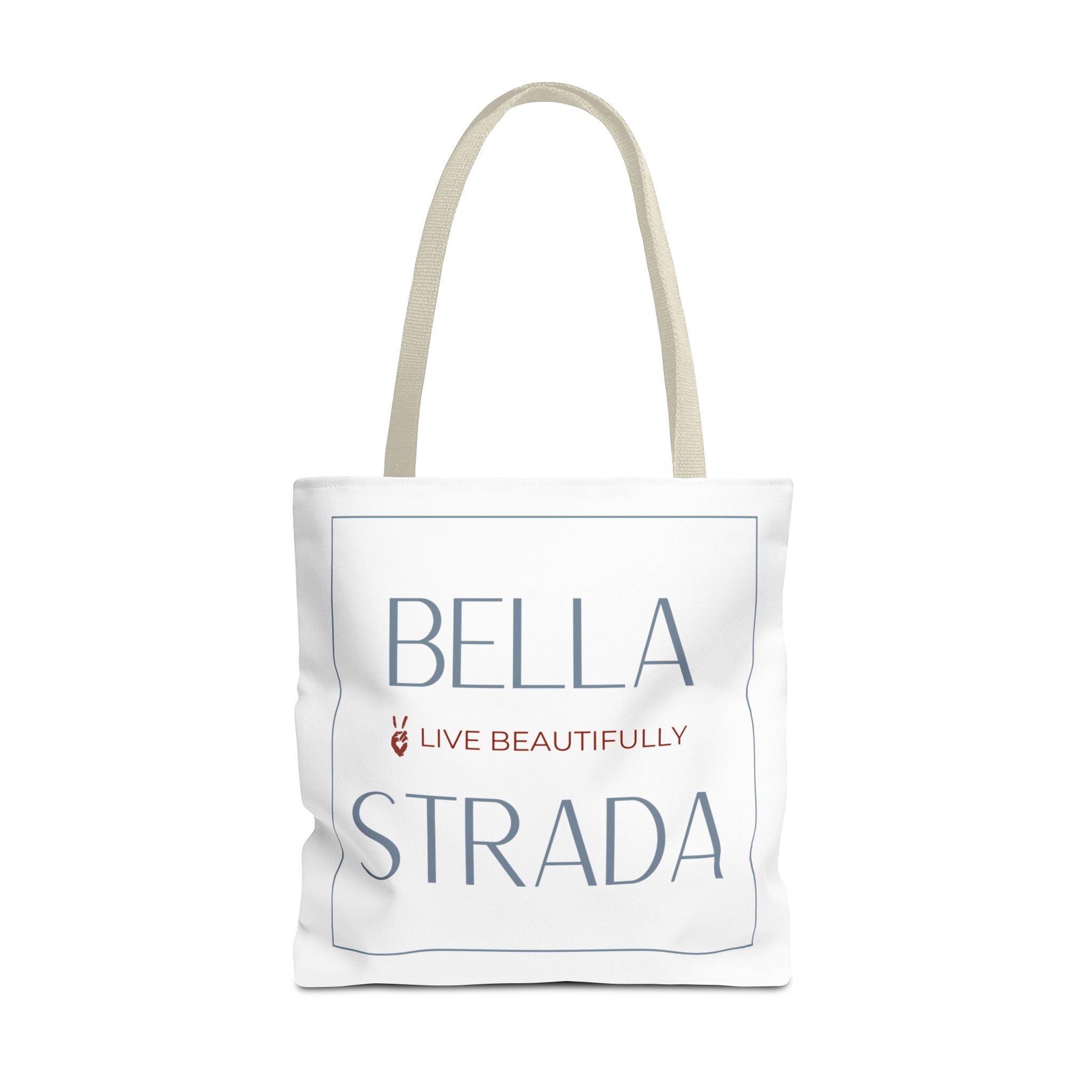 Bella Strada 'Live Beautifully' Signature Tote Bag | Bella Strada Studio