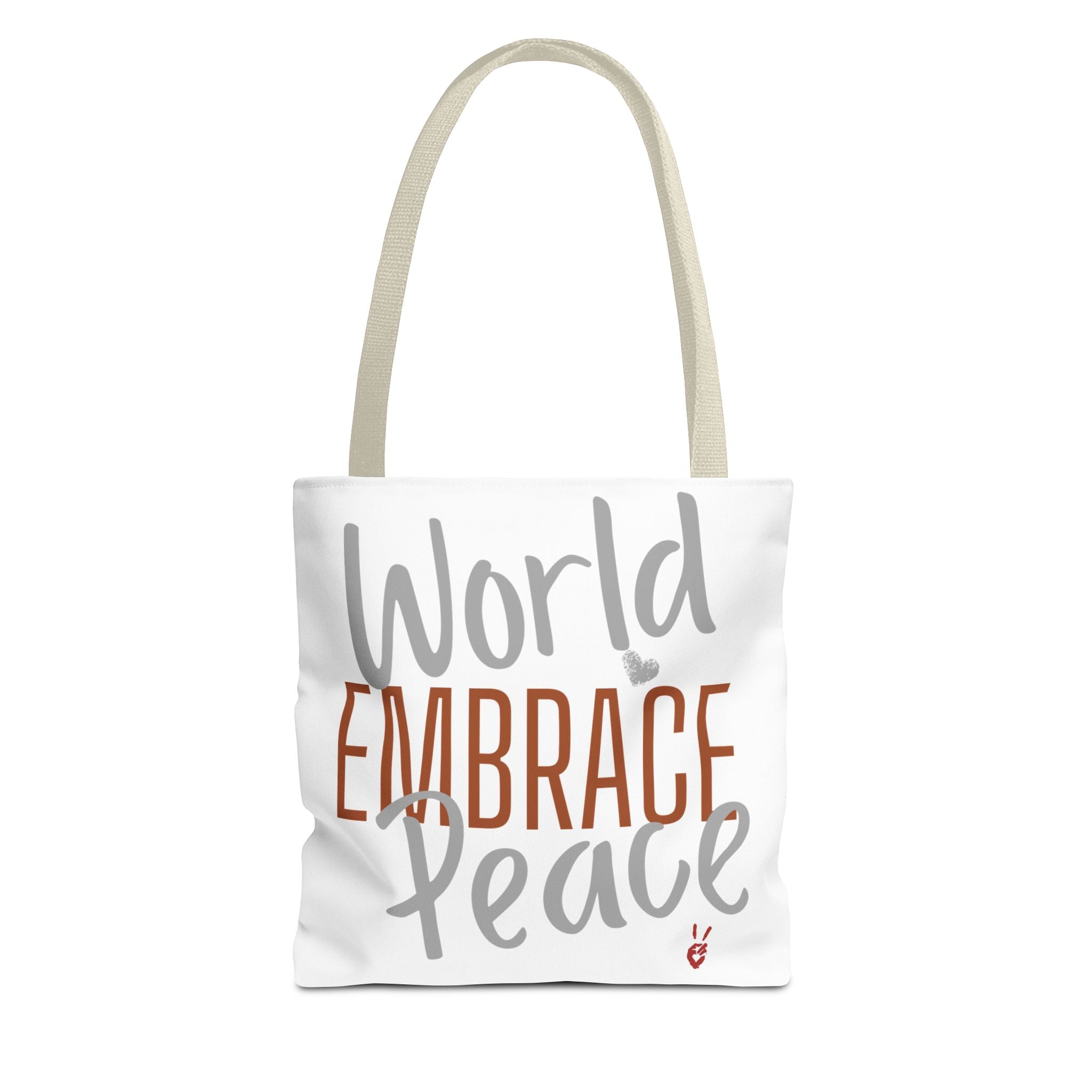 Embrace World Peace Tote Bag | Bella Strada Studio