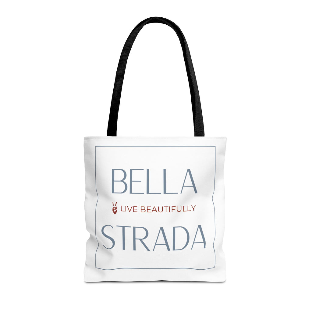Bella Strada 'Live Beautifully' Signature Tote Bag | Bella Strada Studio