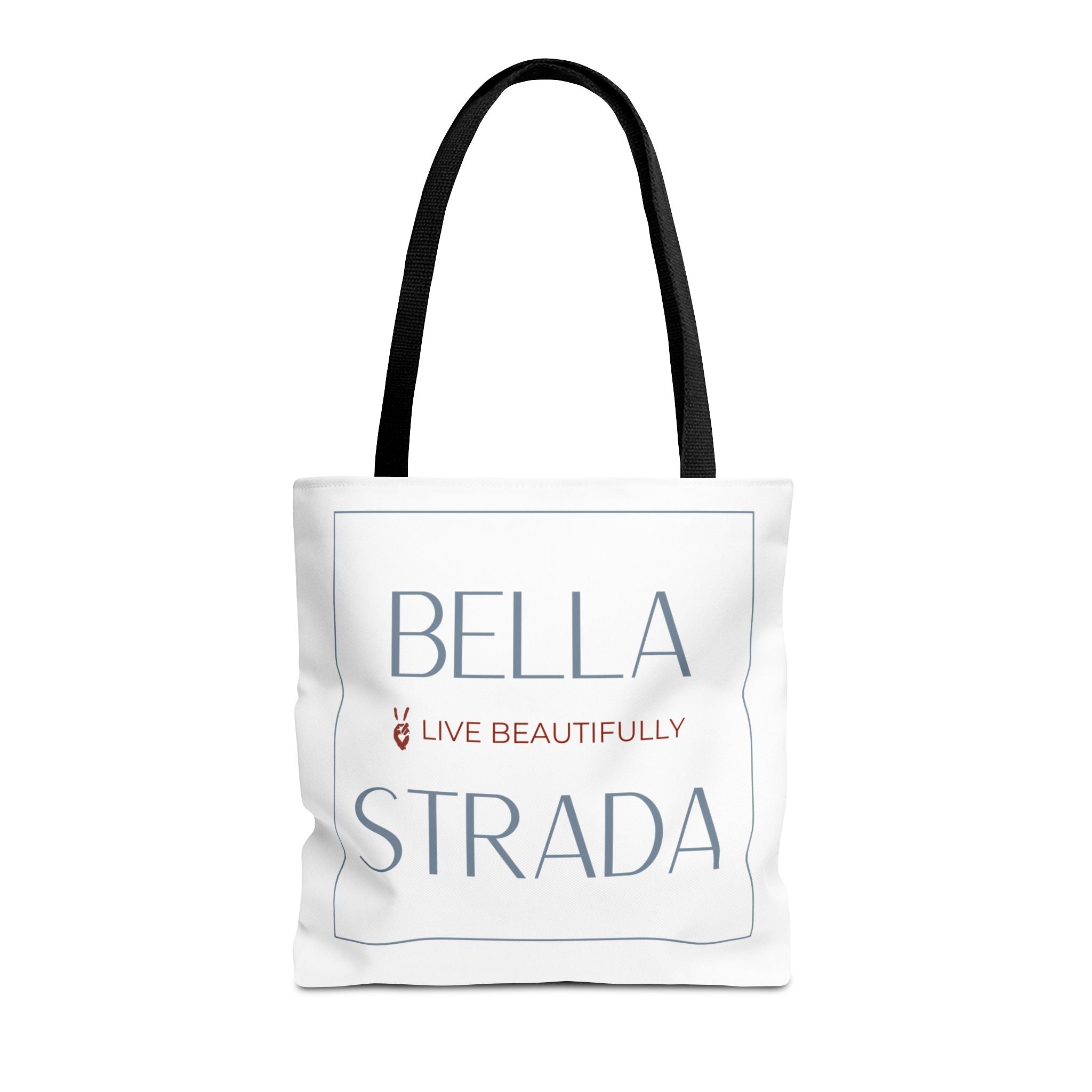 Bella Strada 'Live Beautifully' Signature Tote Bag | Bella Strada Studio