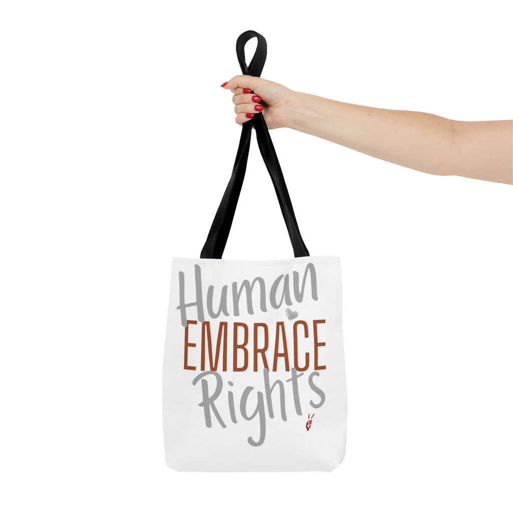 Embrace Human Rights Tote Bag | Bella Strada Studio