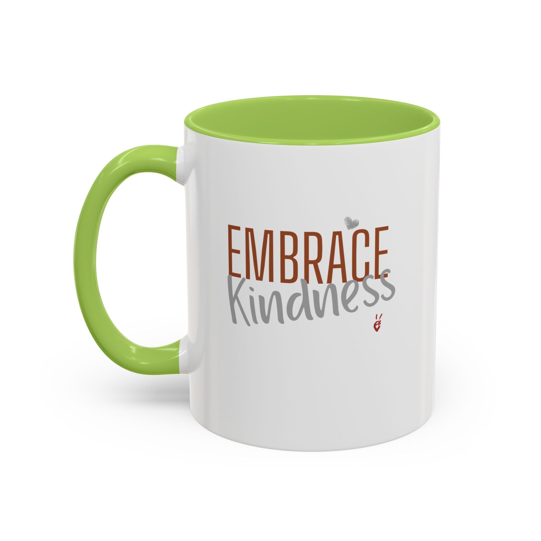 Embrace Kindness Inspirational Coffee Mug | Bella Strada Studio
