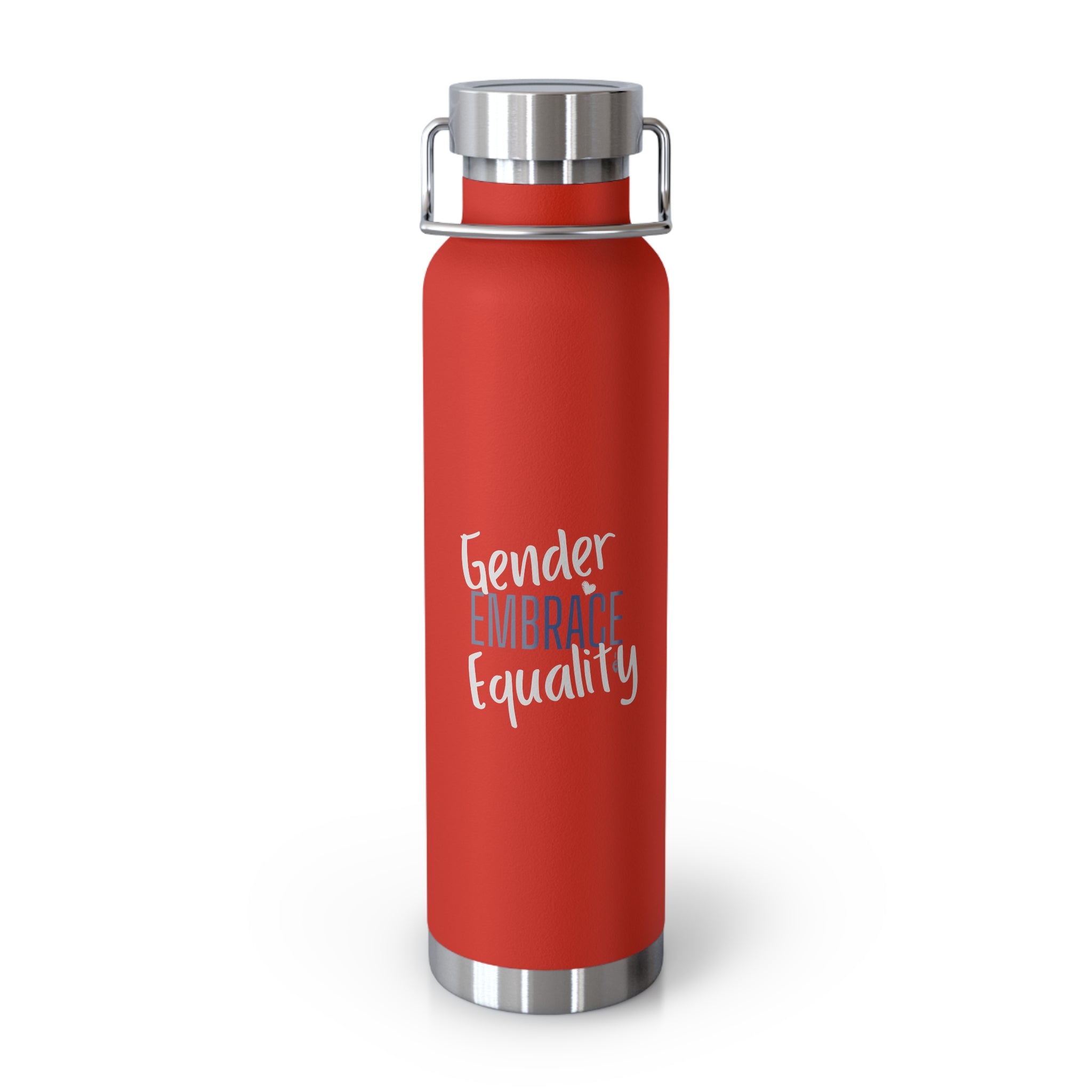 Embrace Gender Equality Insulated Copper 22oz Water Bottle | Bella Strada Studio
