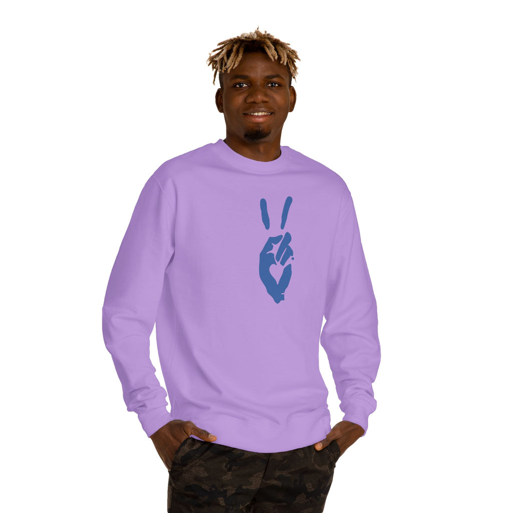 Peace+Love Signature Graphic Crewneck Sweatshirt | Bella Strada Studio