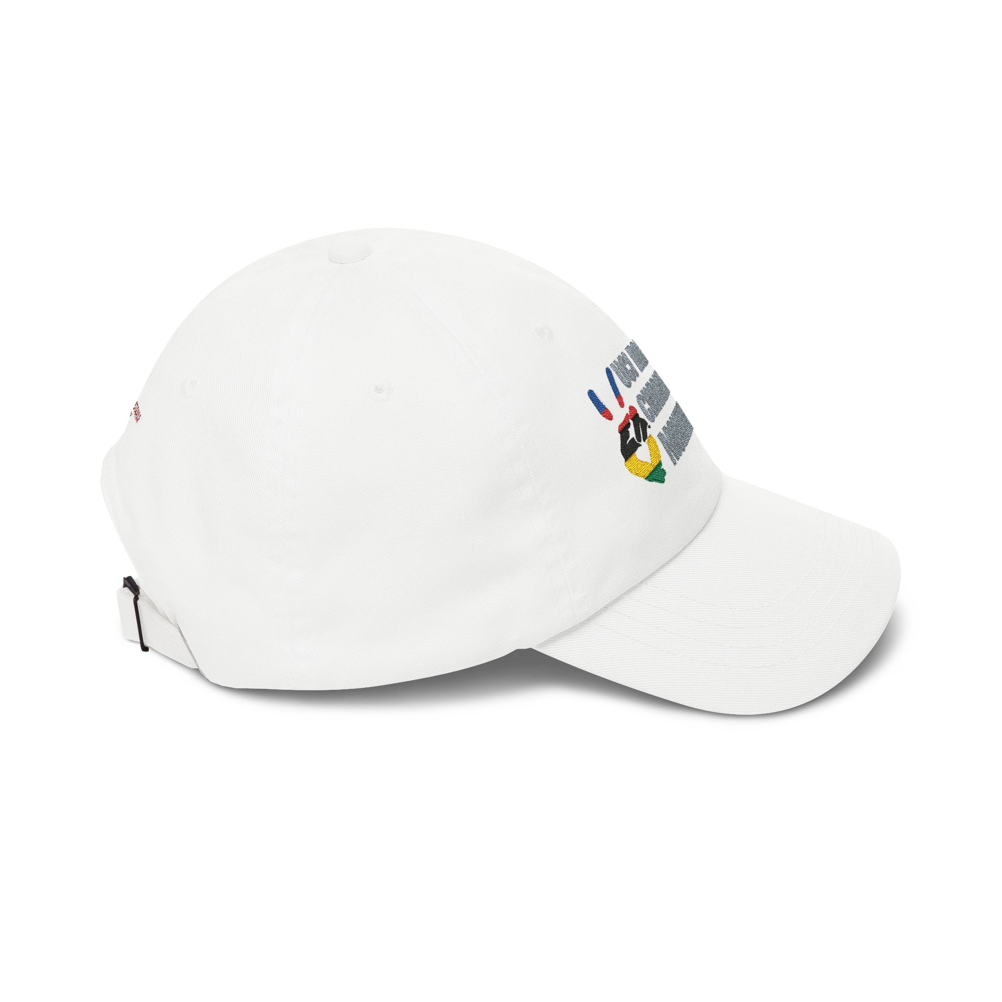2026 Montreal UCI World Road Cycling Championships Cap with Peace + Love Rainbow Stripes Embroidered Design