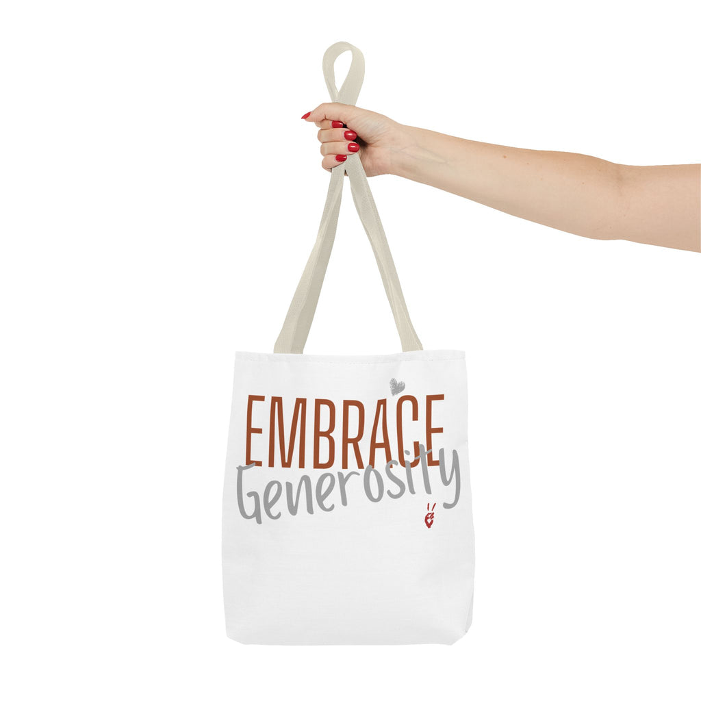 Embrace Generosity Tote Bag | Bella Strada Studio