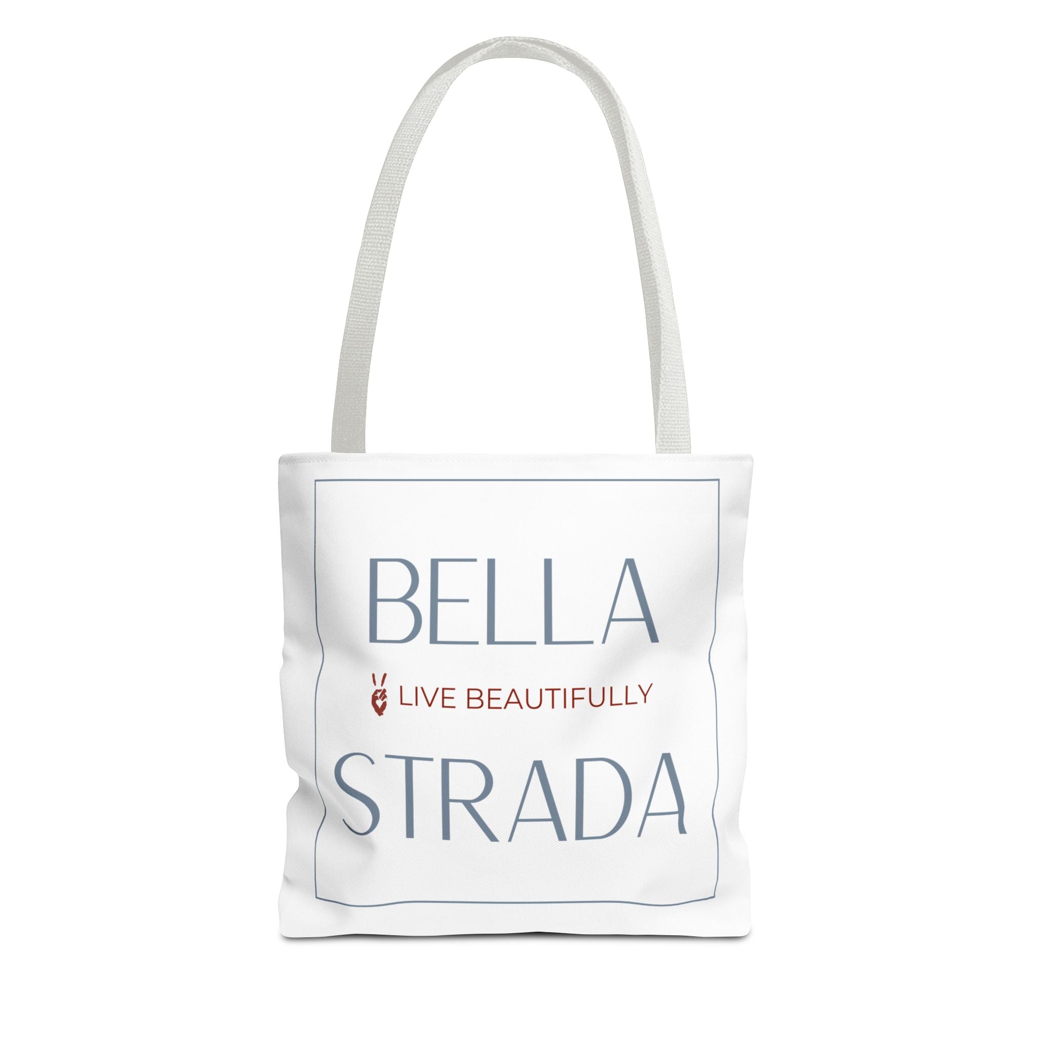 Bella Strada 'Live Beautifully' Signature Tote Bag | Bella Strada Studio