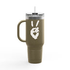 Peace + Love Signature 40oz Insulated Travel Mug | Bella Strada Studio