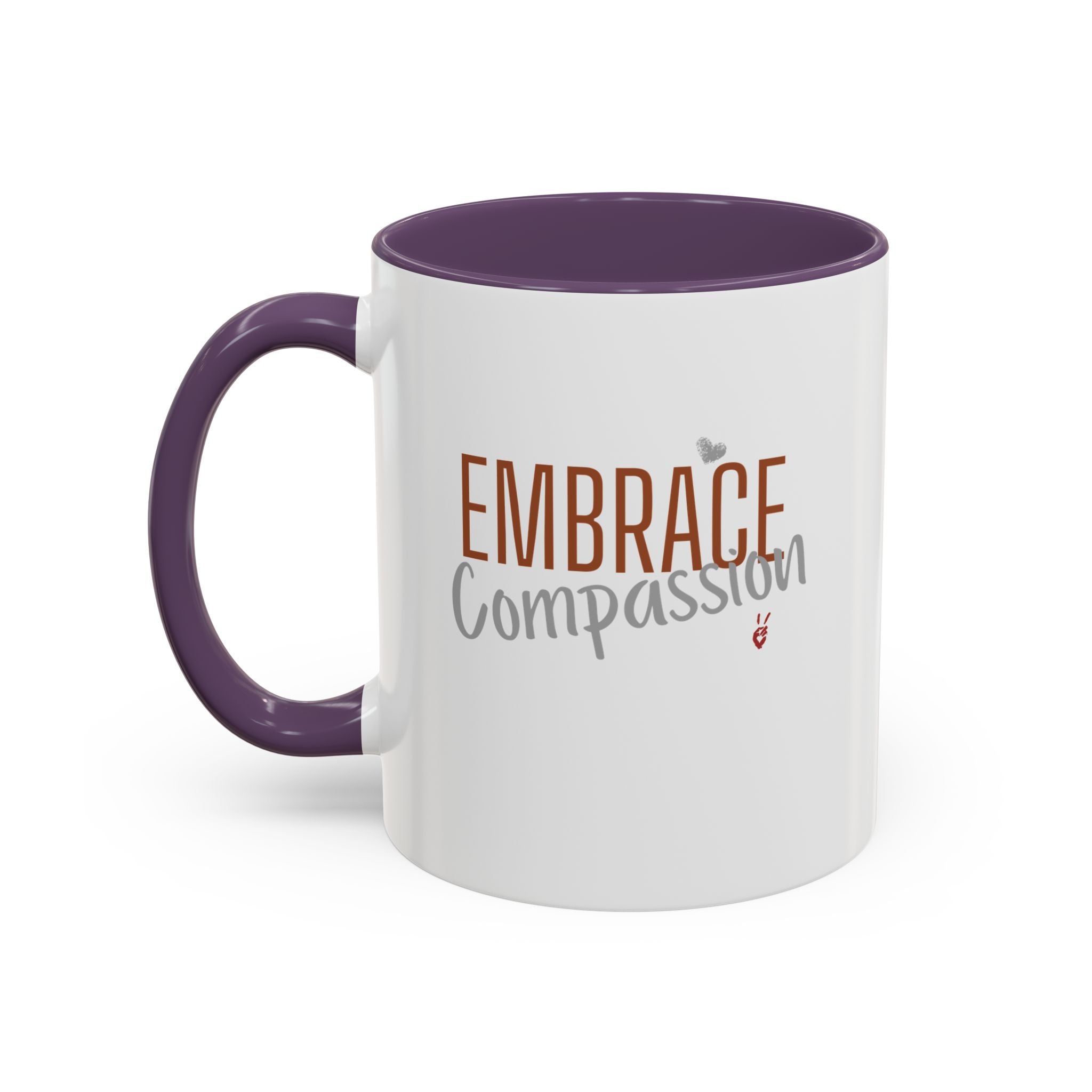 Embrace Compassion Inspirational Coffee Mug | Bella Strada Studio