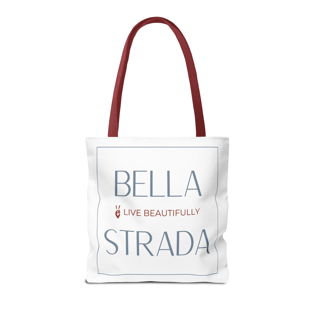 Bella Strada 'Live Beautifully' Signature Tote Bag | Bella Strada Studio