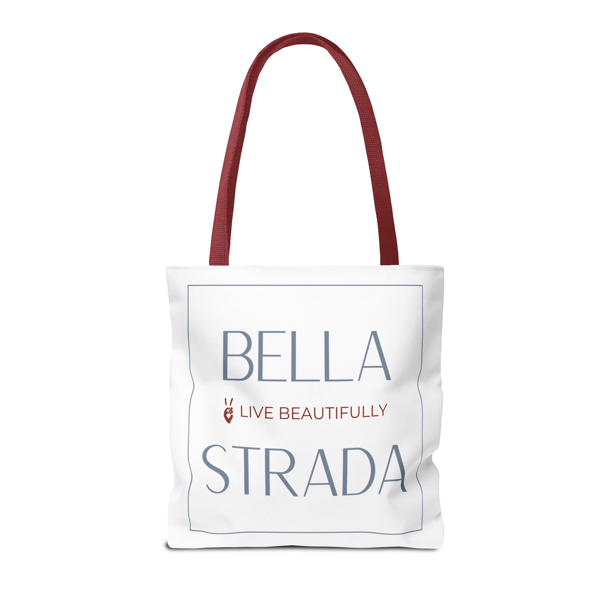 Bella Strada 'Live Beautifully' Signature Tote Bag | Bella Strada Studio