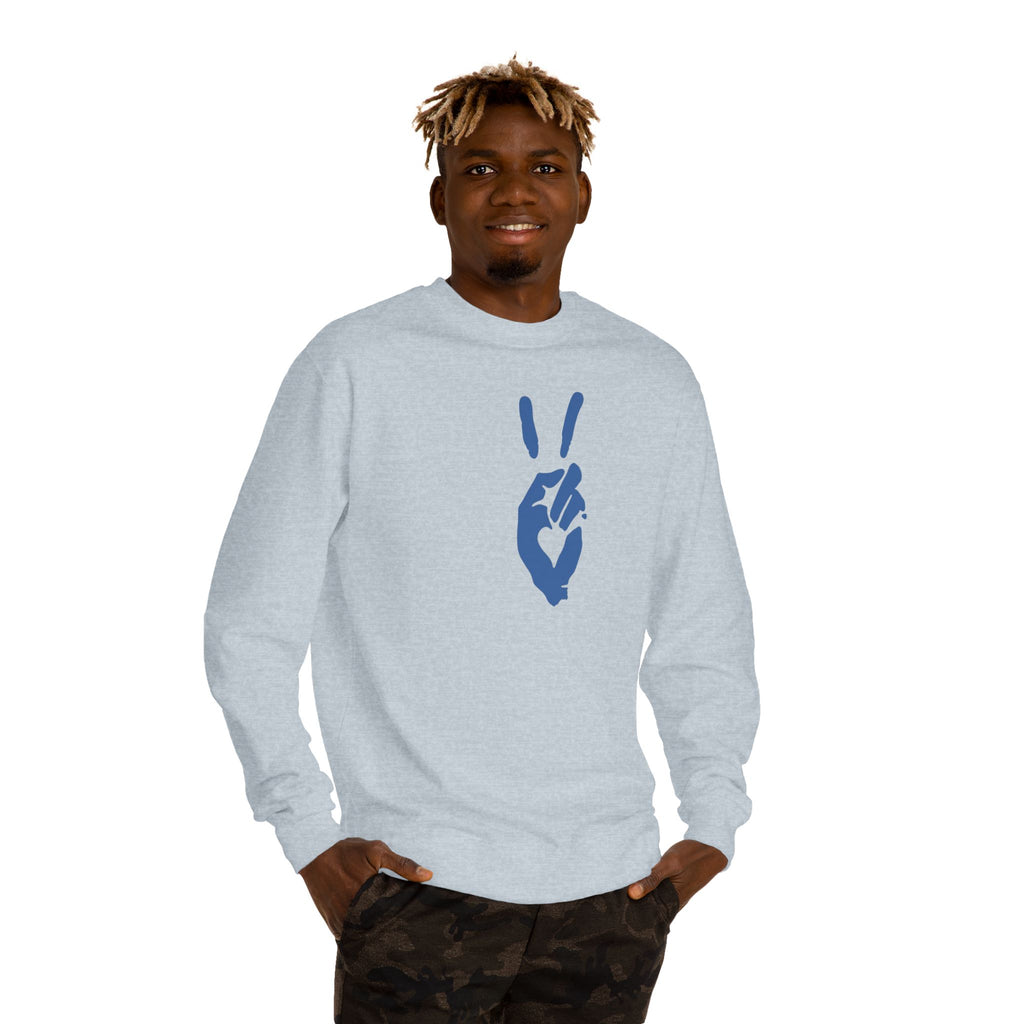 Peace+Love Signature Graphic Crewneck Sweatshirt | Bella Strada Studio