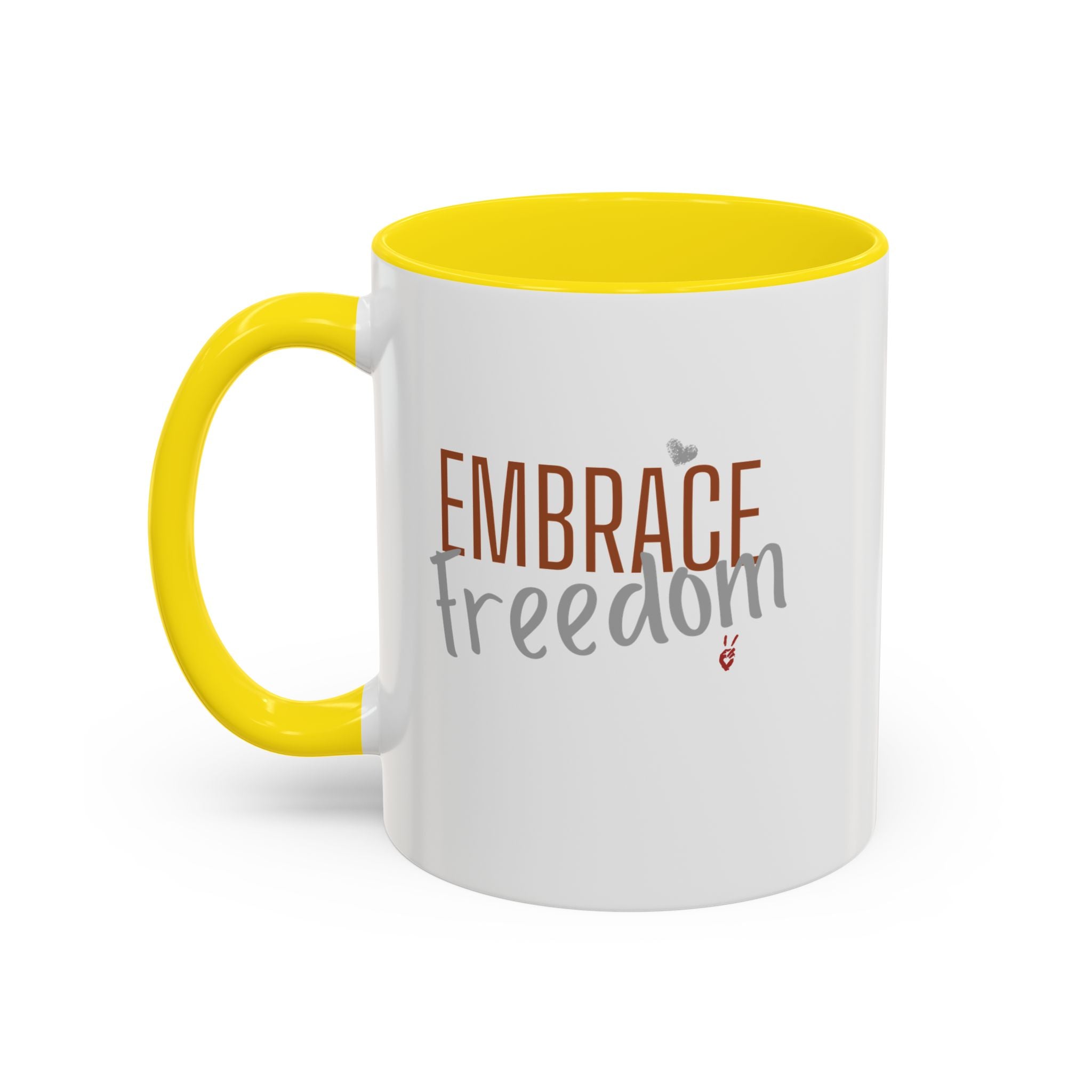 Embrace Freedom Inspirational Coffee Mug | Bella Strada Studio