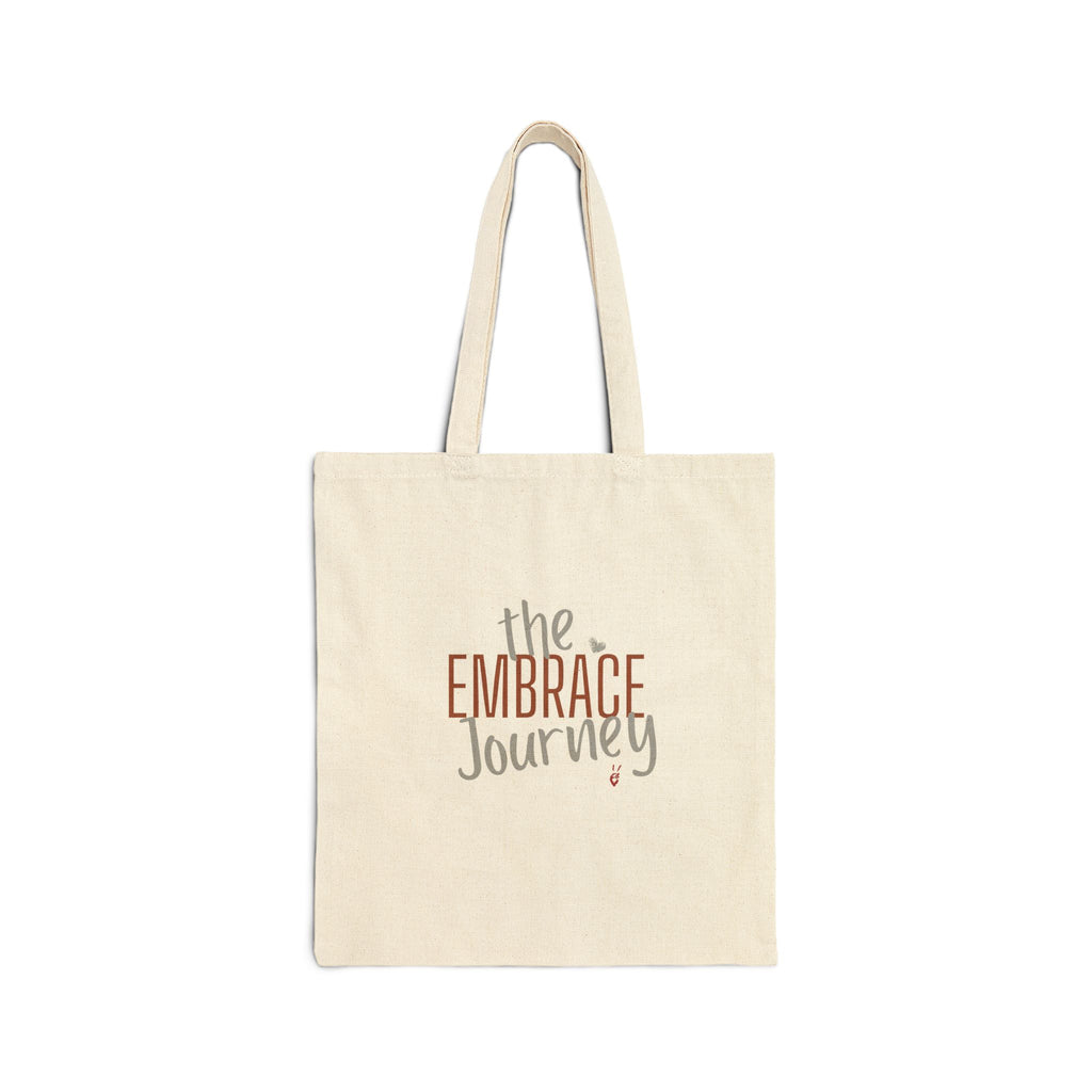 Embrace the Journey Canvas Tote Bag | Bella Strada Studio