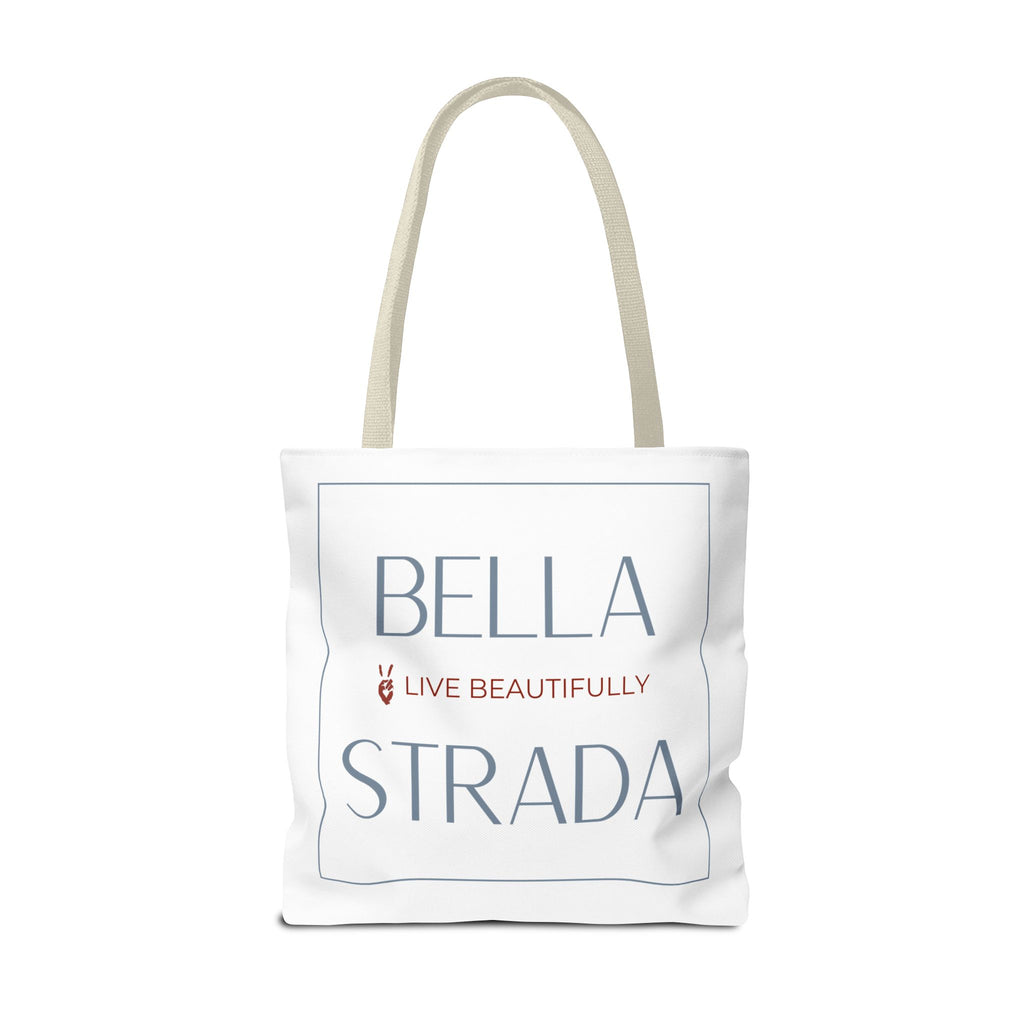Bella Strada 'Live Beautifully' Signature Tote Bag | Bella Strada Studio