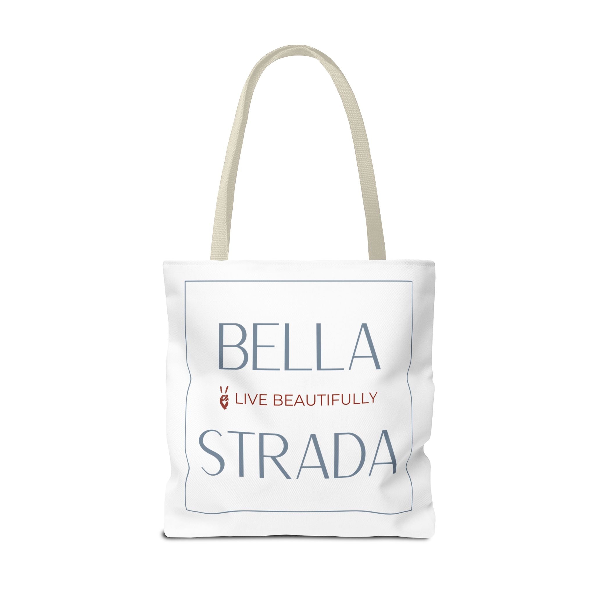 Bella Strada 'Live Beautifully' Signature Tote Bag | Bella Strada Studio